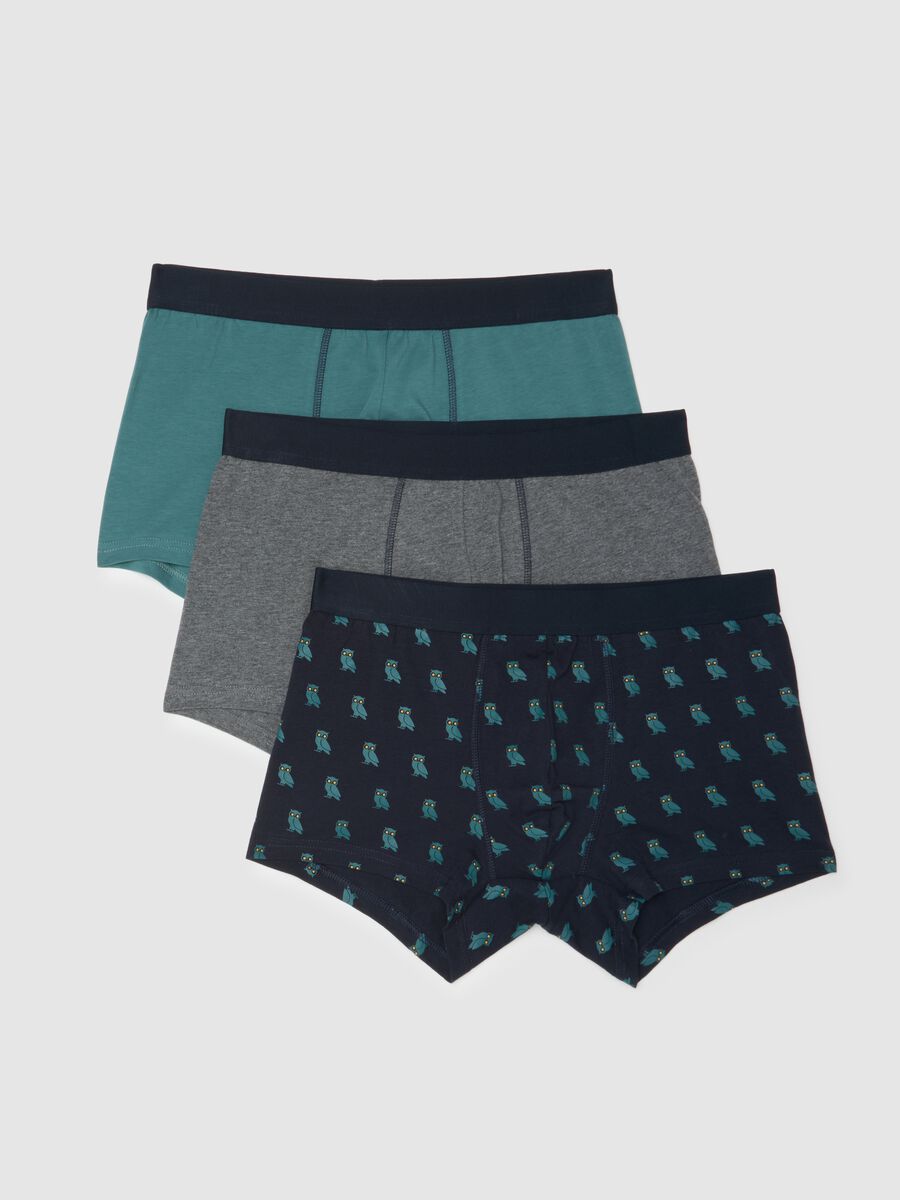 Multicolour Stretch Cotton Boxers_0