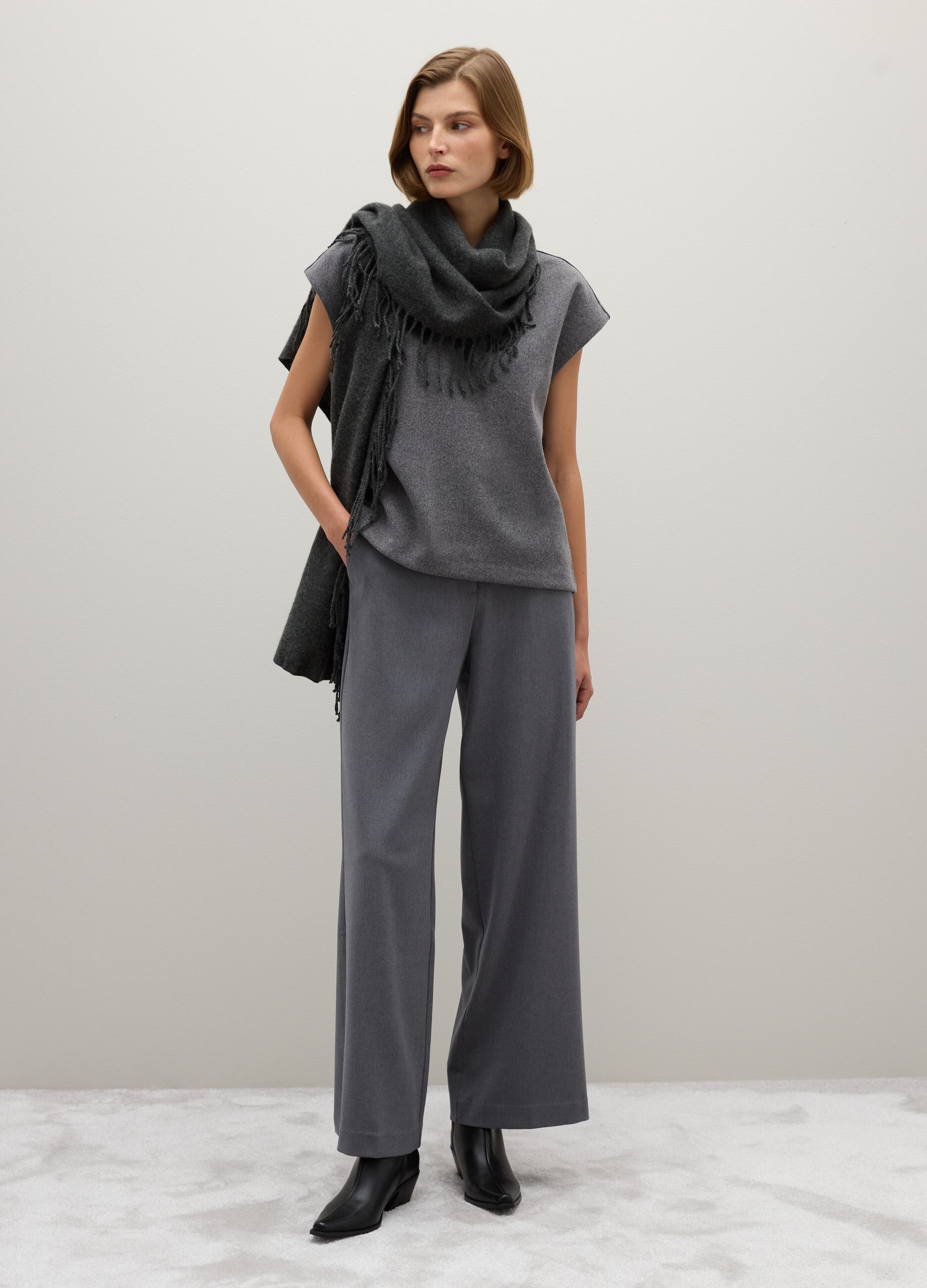 Grey Scarf