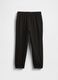 Black Cotton Trousers for Kids_1