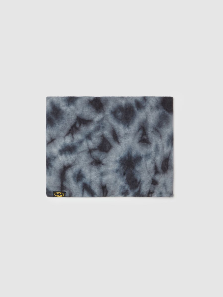 Batman knit tie-dye neck warmer_0
