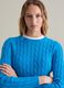 Ribbed pullover with cable-knit design_1