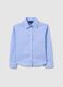 Girls' pure cotton light blue shirt regular fit_3