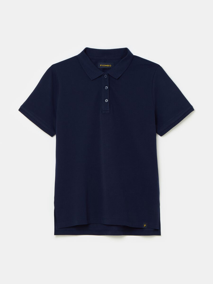 Cotton pique polo shirt_3