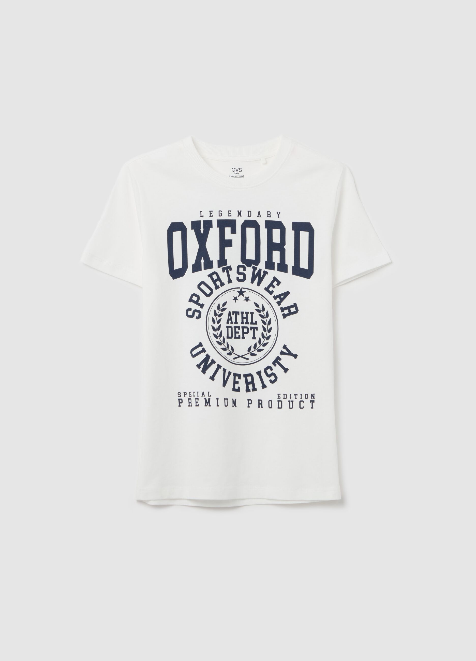 T-shirt in cotton with "Sportswear University” print