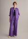 Camicia in puro lino viola regular fit_1
