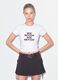 White fitted pure cotton T-shirt with Six Seven front print_1
