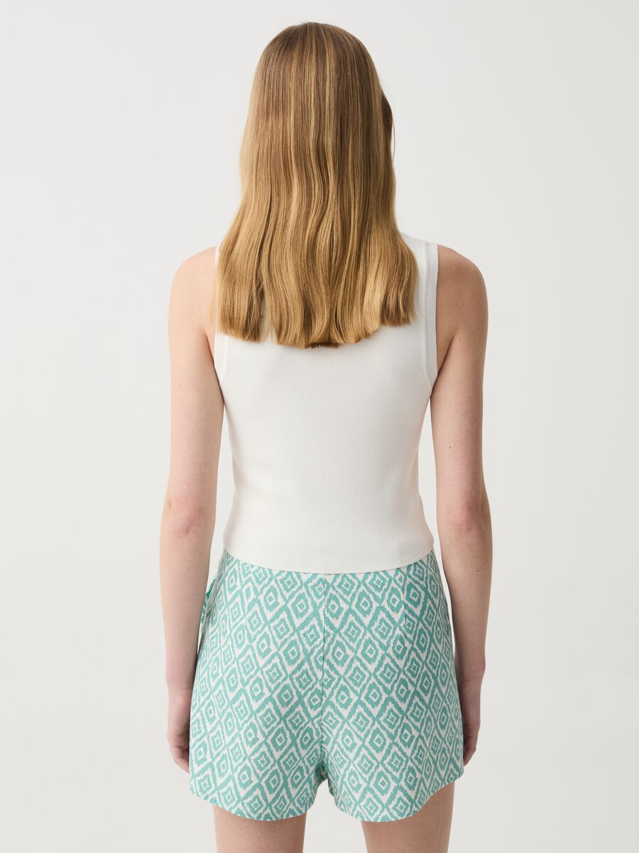Solid colour tank top_2