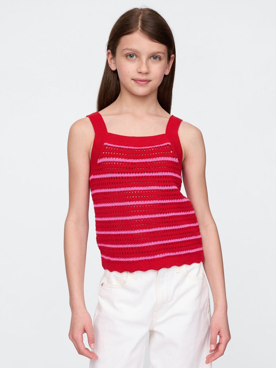 Tank top in cotone_0