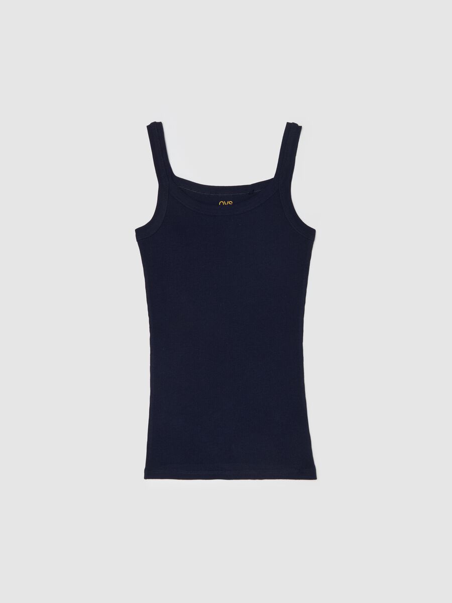 Ribbed vest in organic cotton_4