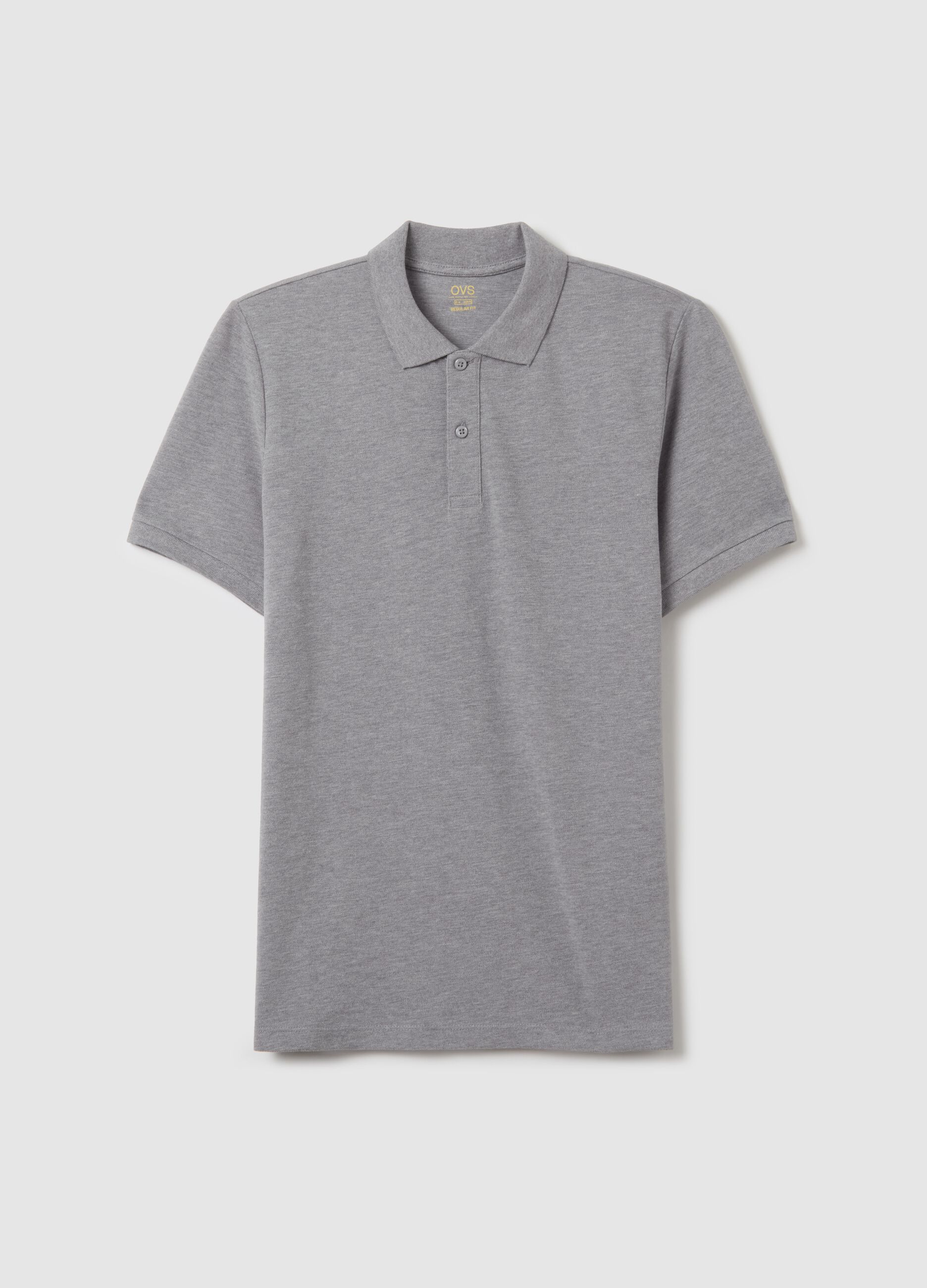 Regular-fit polo shirt in cotton