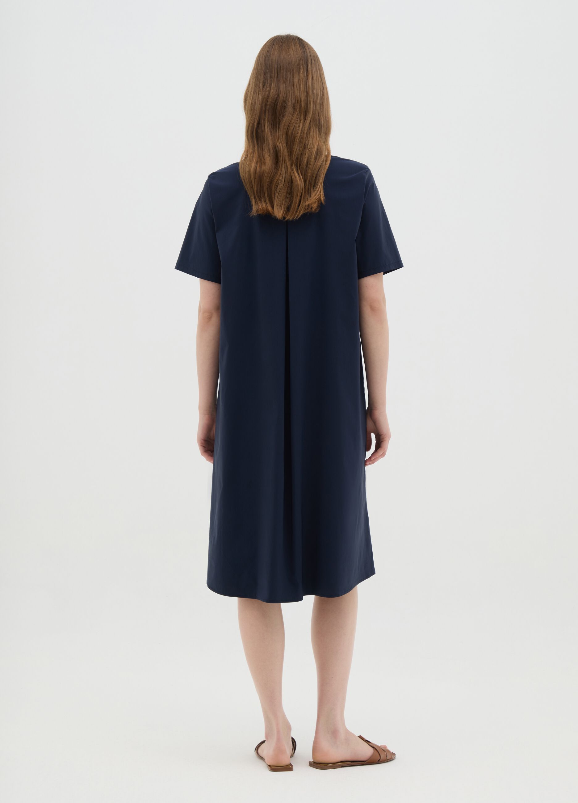 Abito da donna in misto verde regular fit
