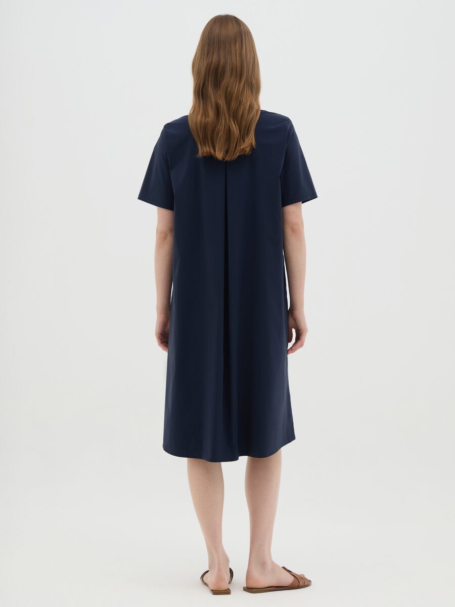 Women's dress in green blend regular fit_3