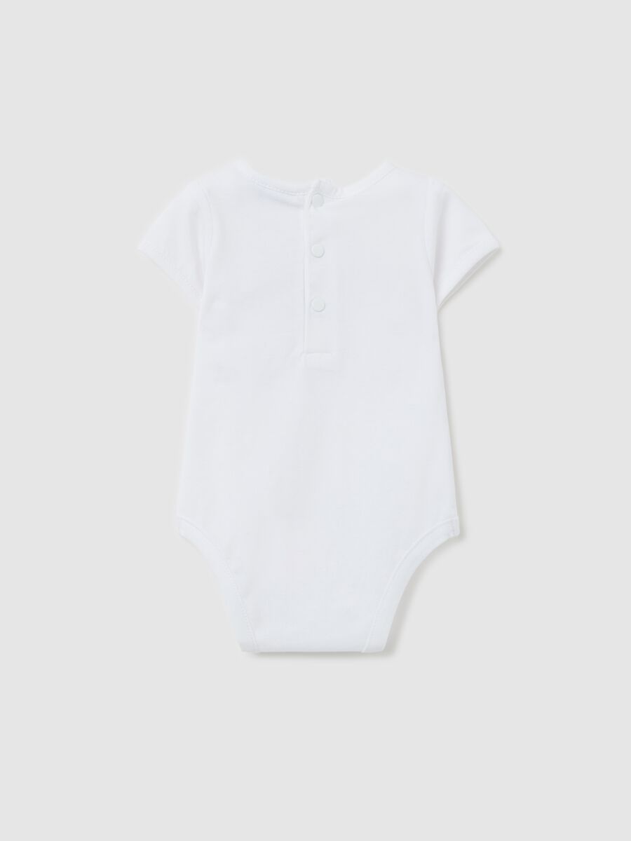 White bodysuit with kitten embroidery and applications_1