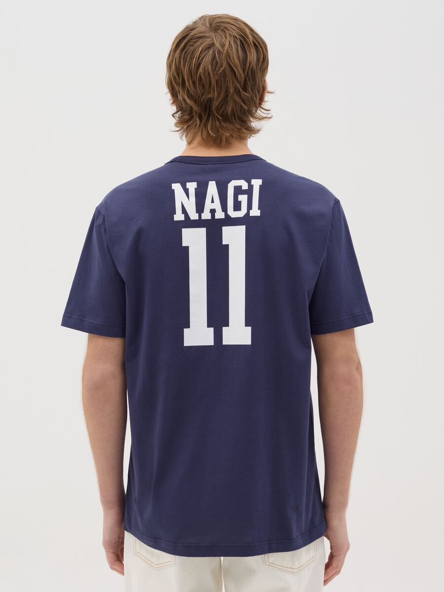 Blue T-shirt with Seishiro Nagi print_2