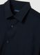 Slim fit black stretch fabric shirt_6