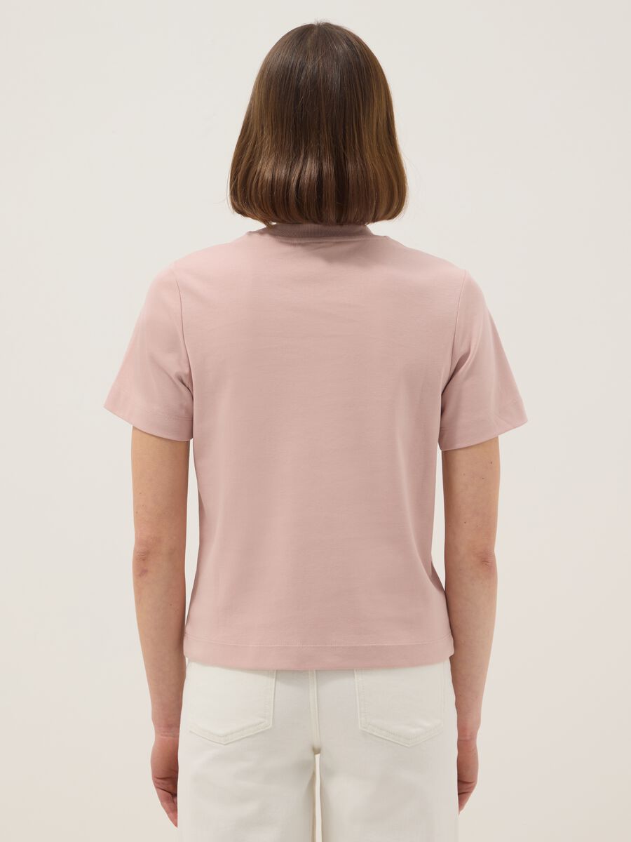 Pink pure cotton relaxed fit T-shirt_2