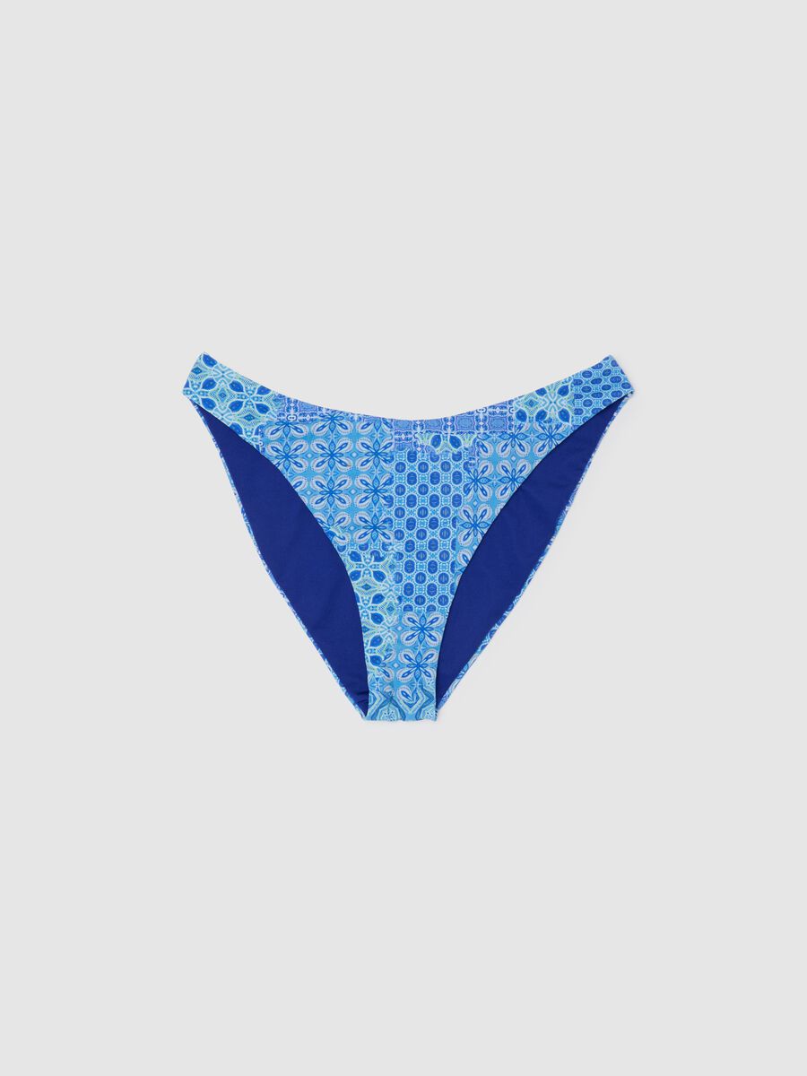 Ladies' stretch blend blue bikini_0