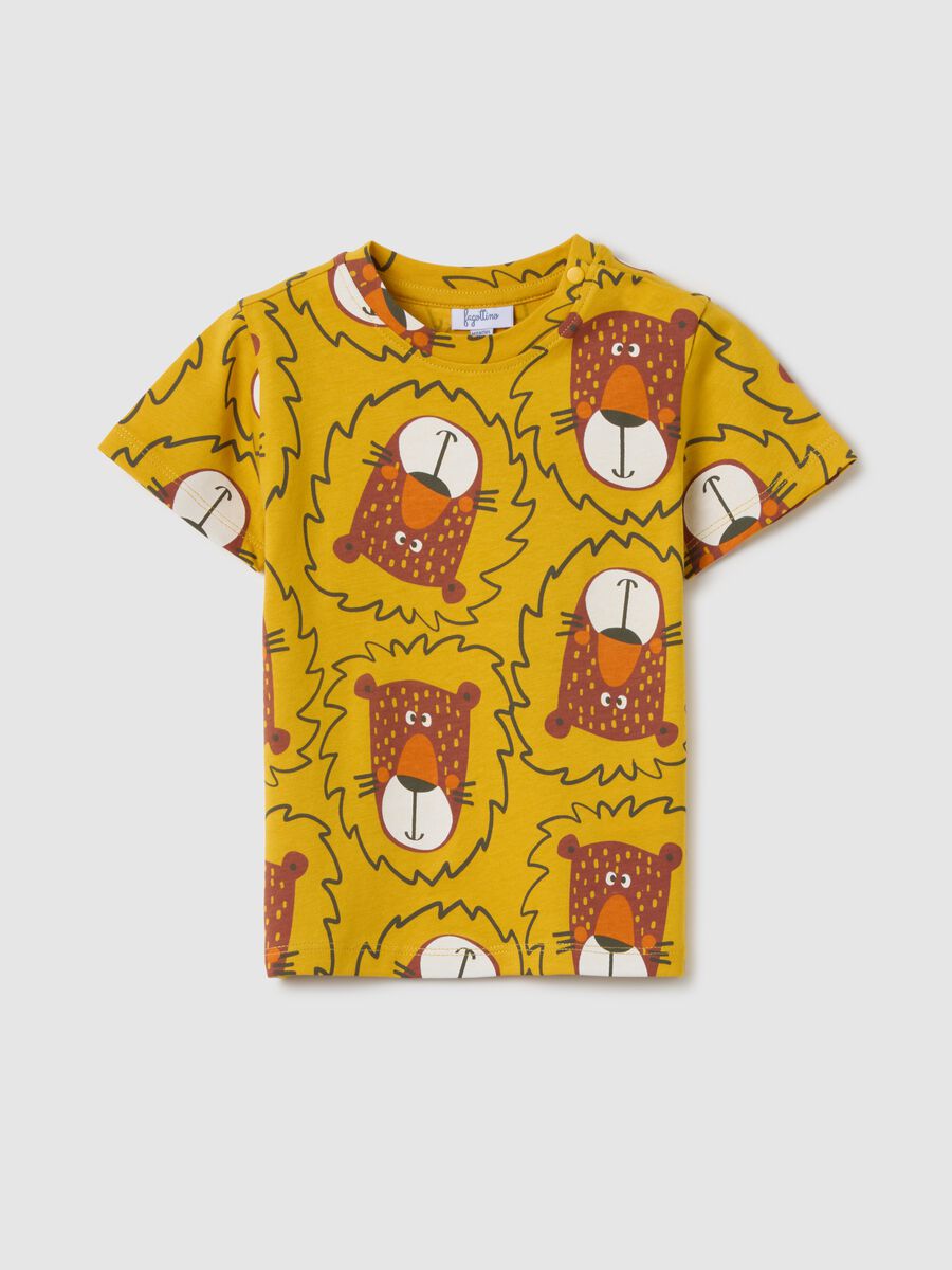 Children's pure cotton multicolour regular fit T-shirt_0