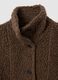 Brown wool blend over-fit jacket with buttons_6