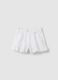 Girls&rsquo; white shorts in 100% cotton with regular fit_0