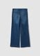 Blue bootcut stretch-cotton jeans_2