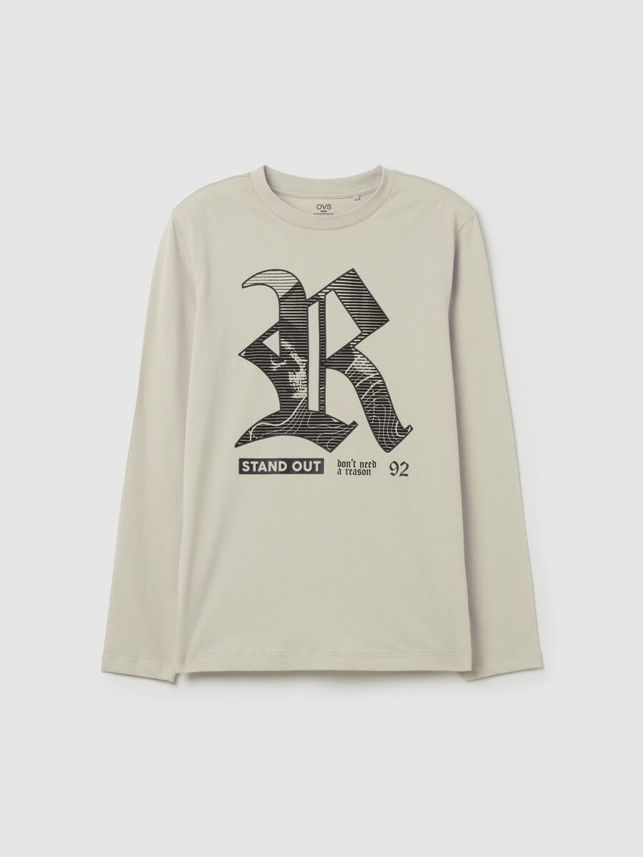 Long-sleeved T-shirt with "STAND OUT" print_3