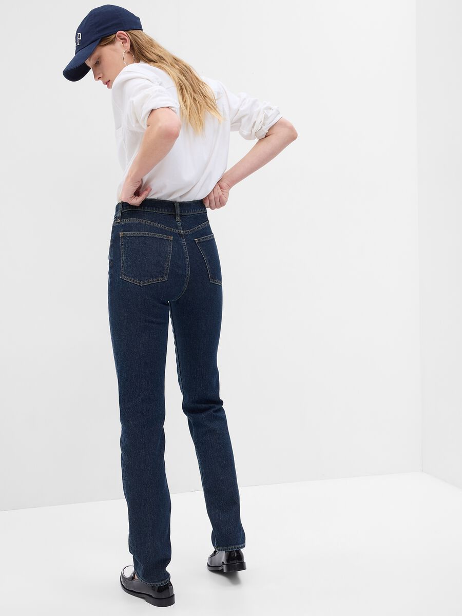 Straight-fit, high-rise jeans_1