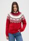 Multicolour regular fit pullover with Christmas motif_1