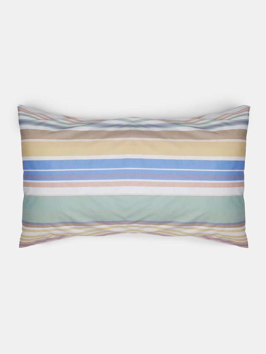Striped pillowcase in cotton_0
