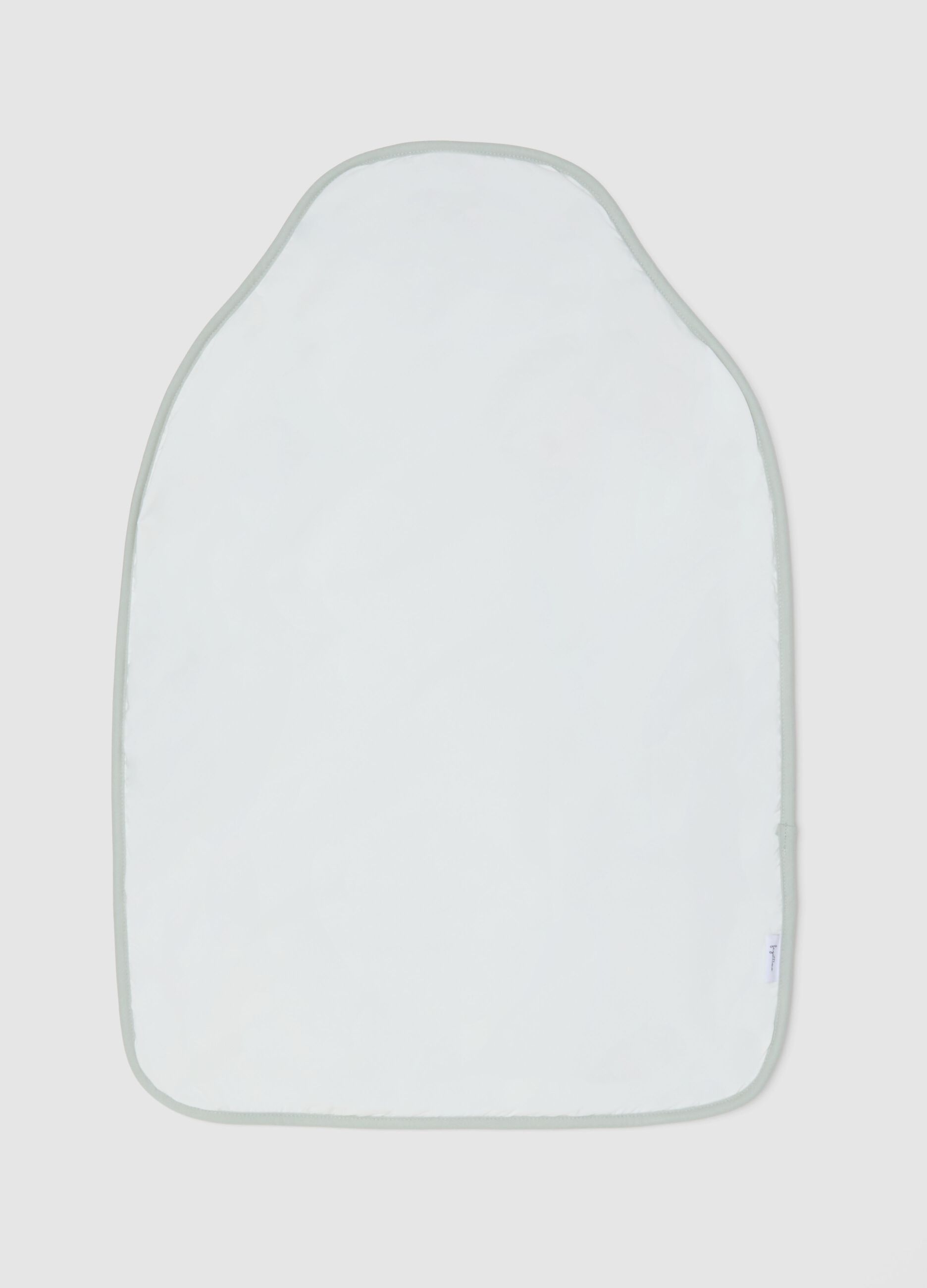 Green 100% cotton baby changing mat with teddy bear design