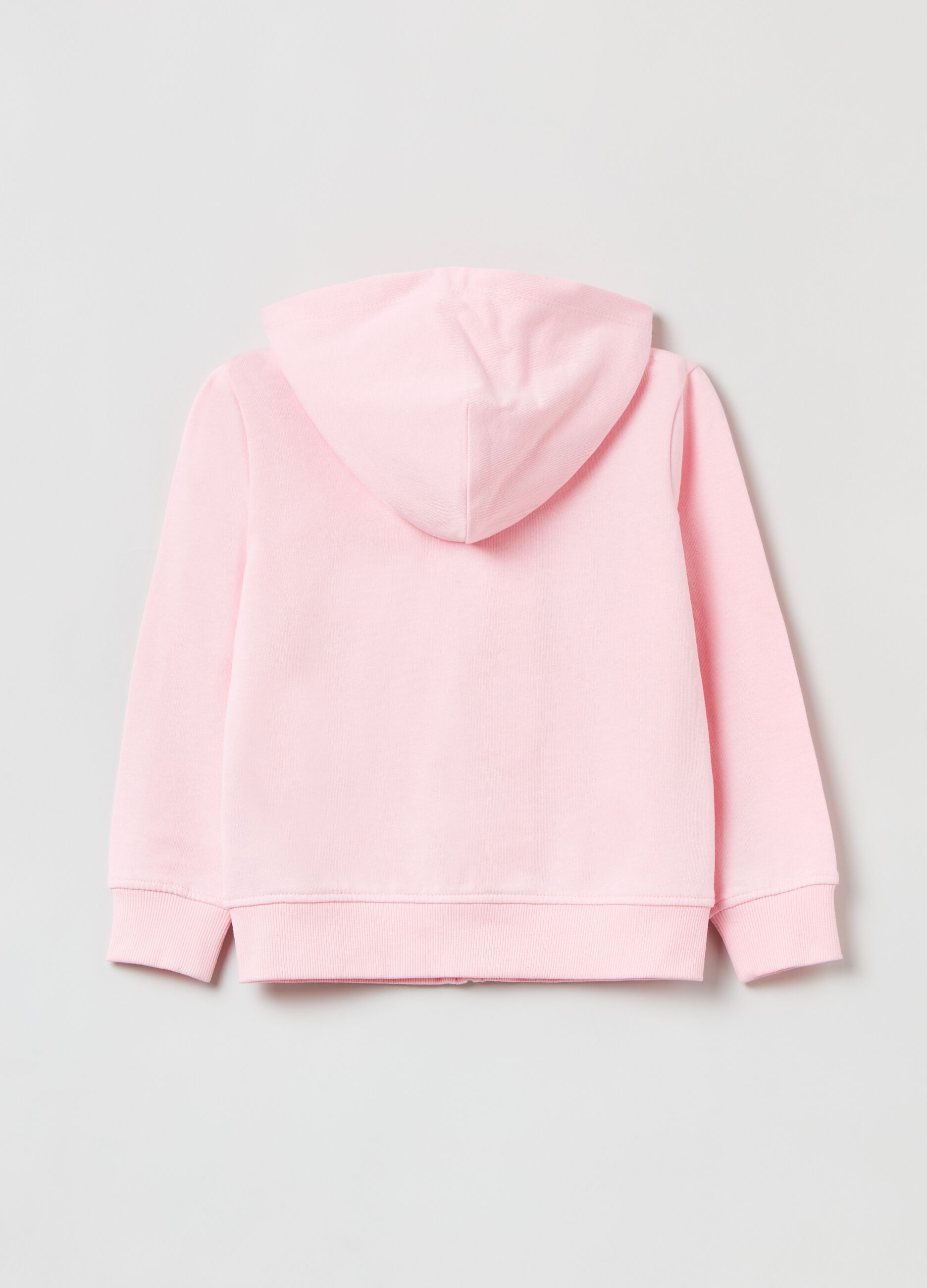 Full-zip in French Terry con cappuccio_1