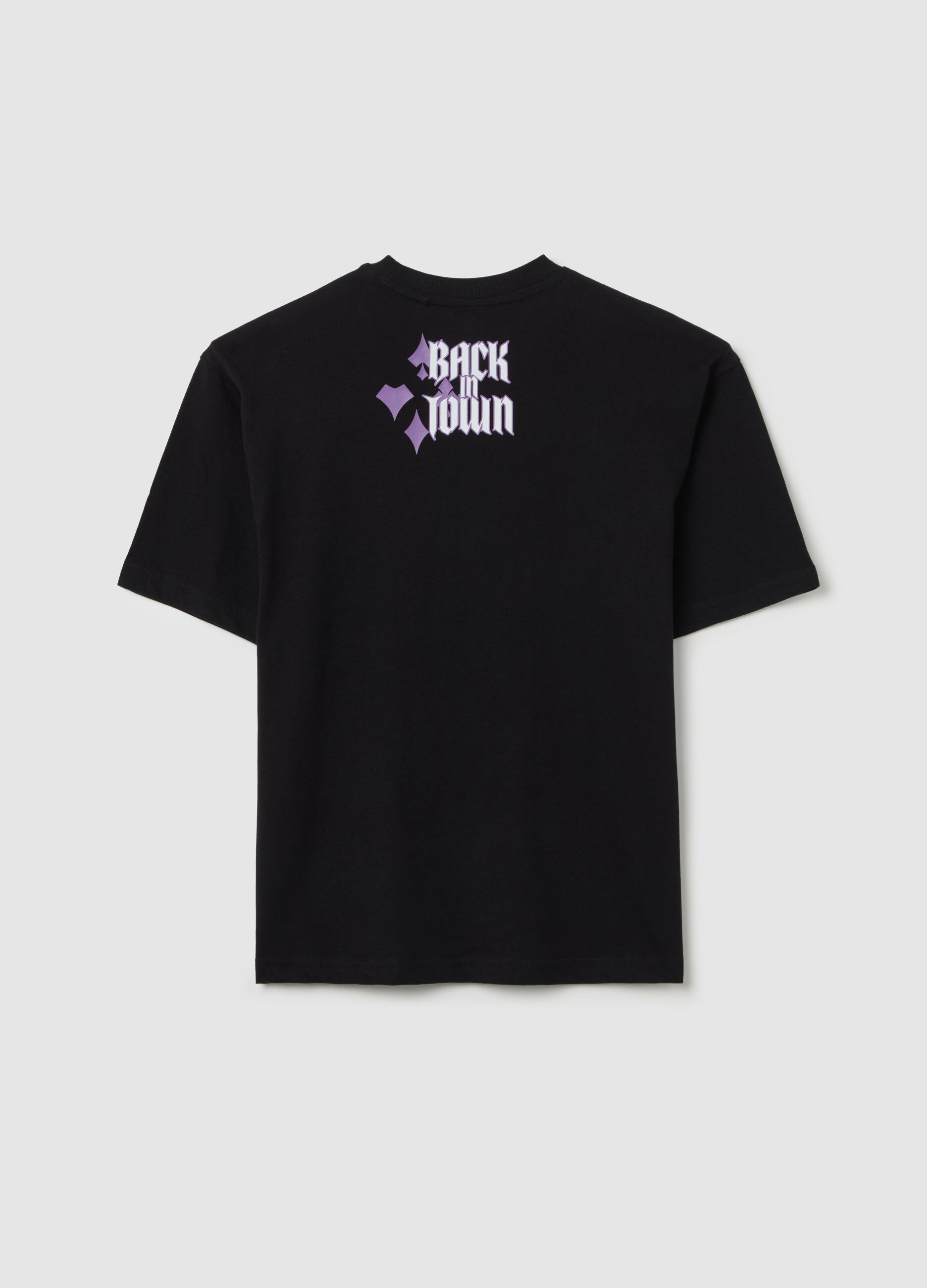 Cotton T-shirt with The Joker print