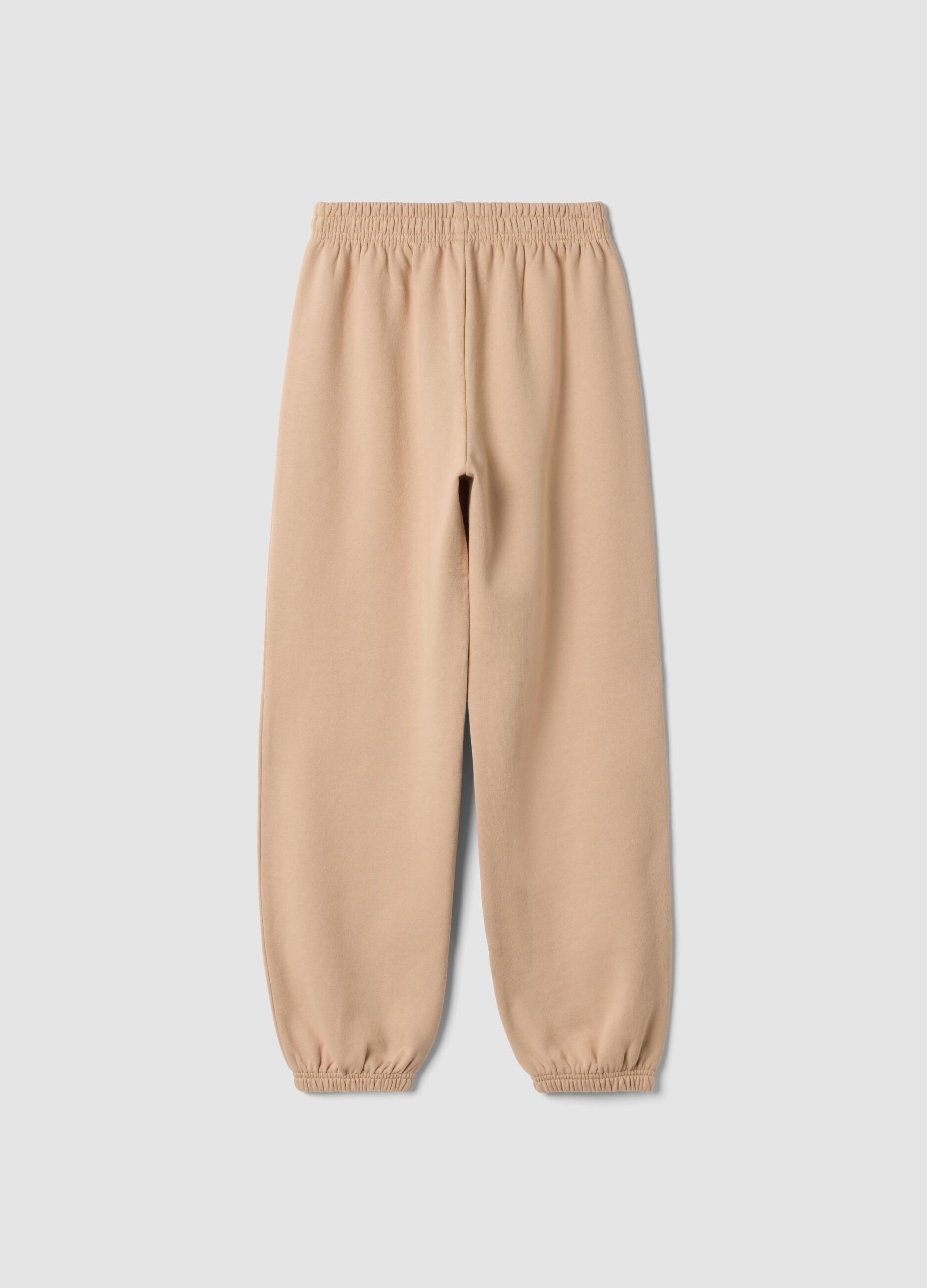 Sand jogger trousers in pure cotton