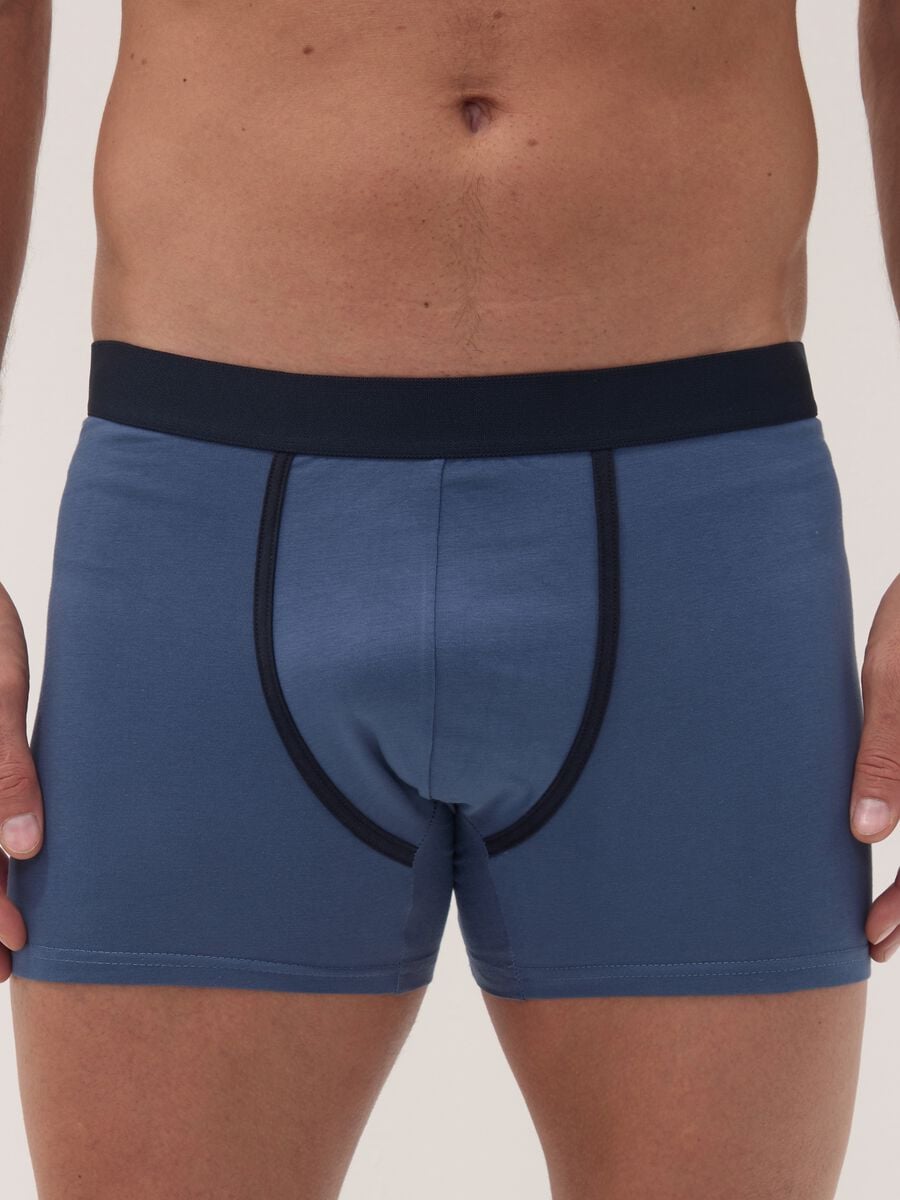 3-pack of blue stretch organic cotton boxer shorts_1