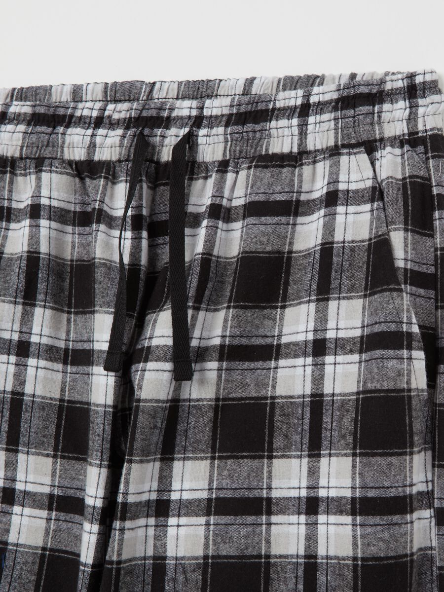 Full-length pyjamas with granddad neckline top_5