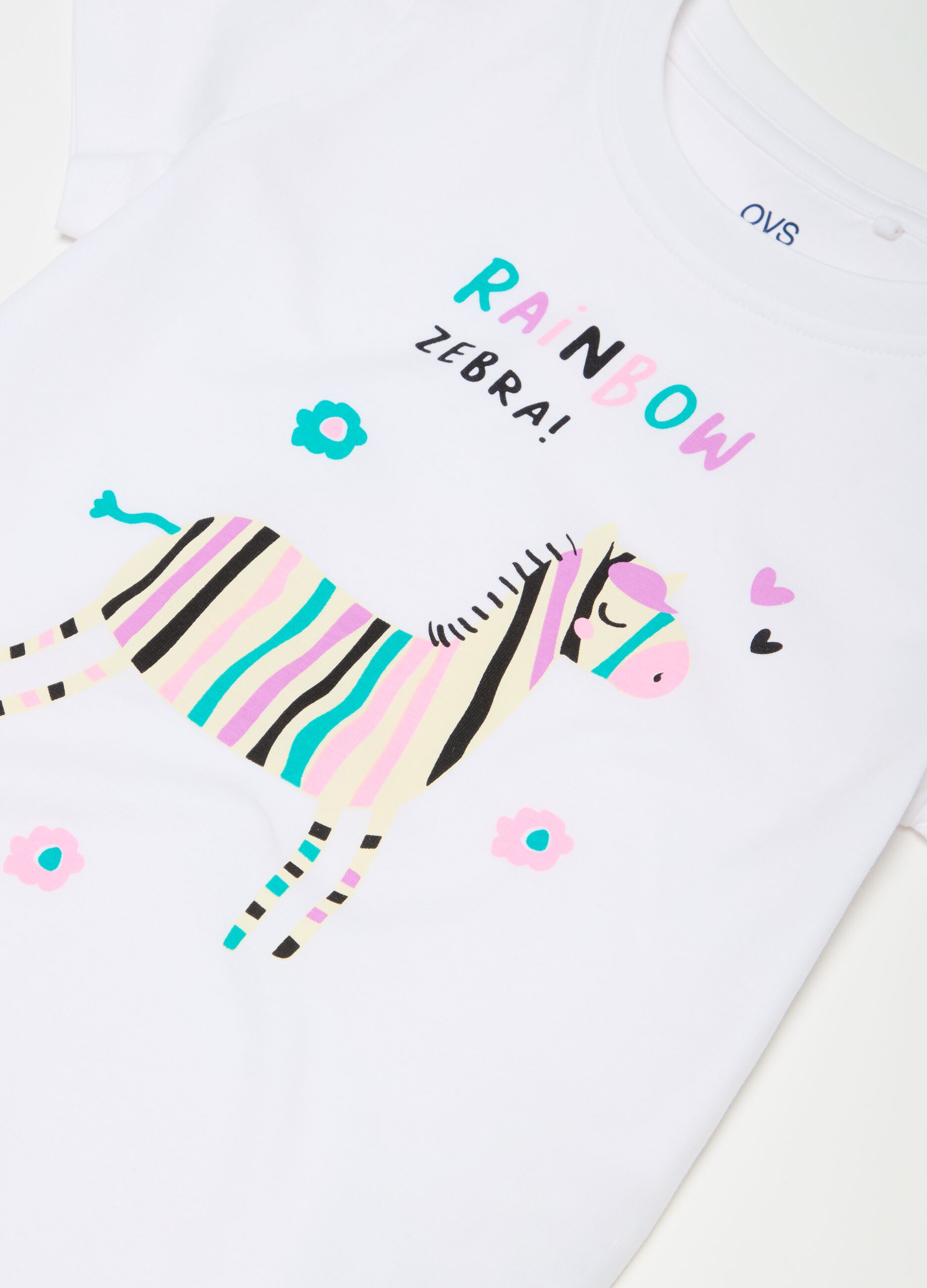 T-shirt in cotone bio con stampa