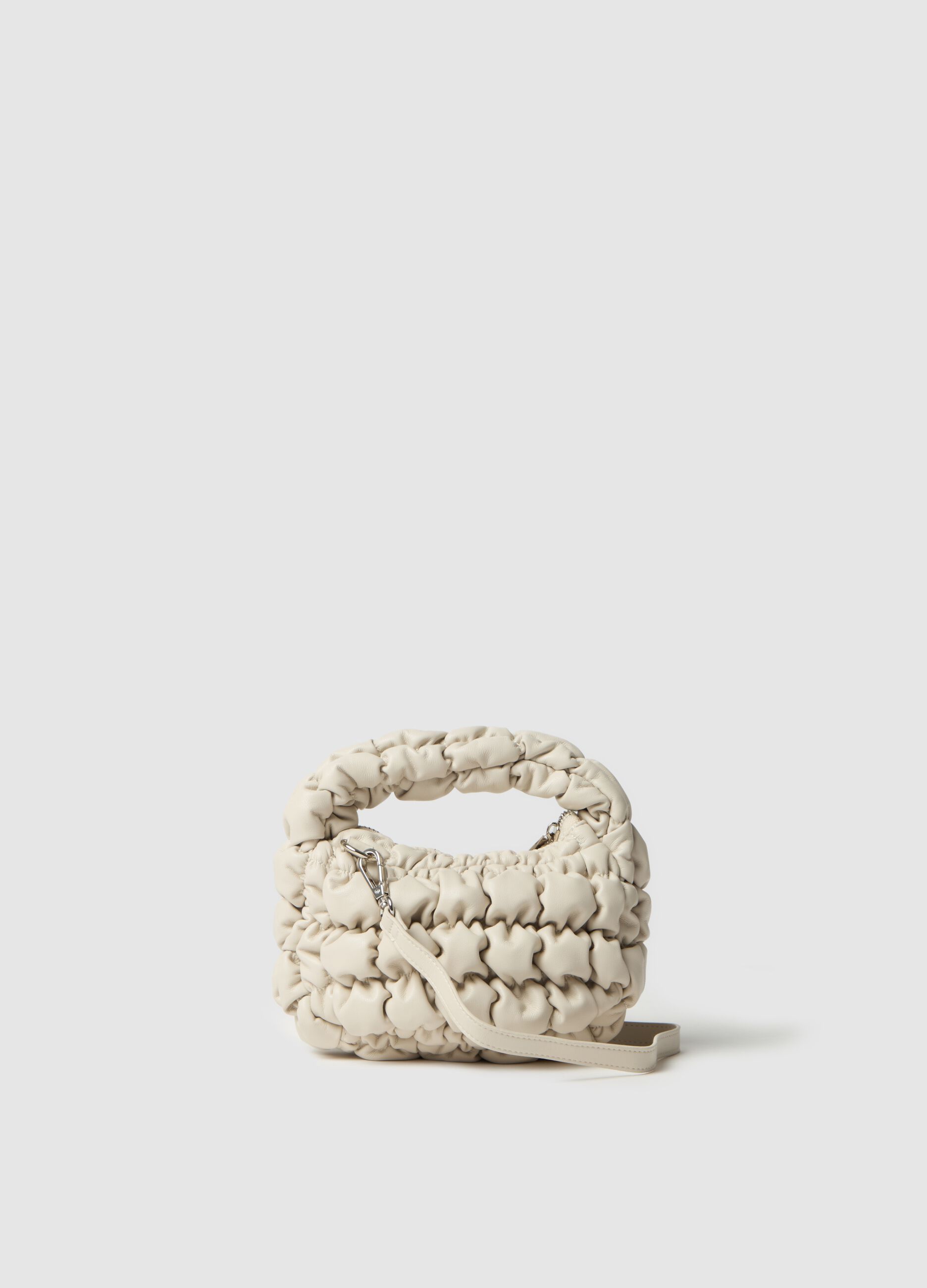 Padded mini handbag