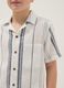 Boy's regular fit multicolour striped pure cotton shirt_2