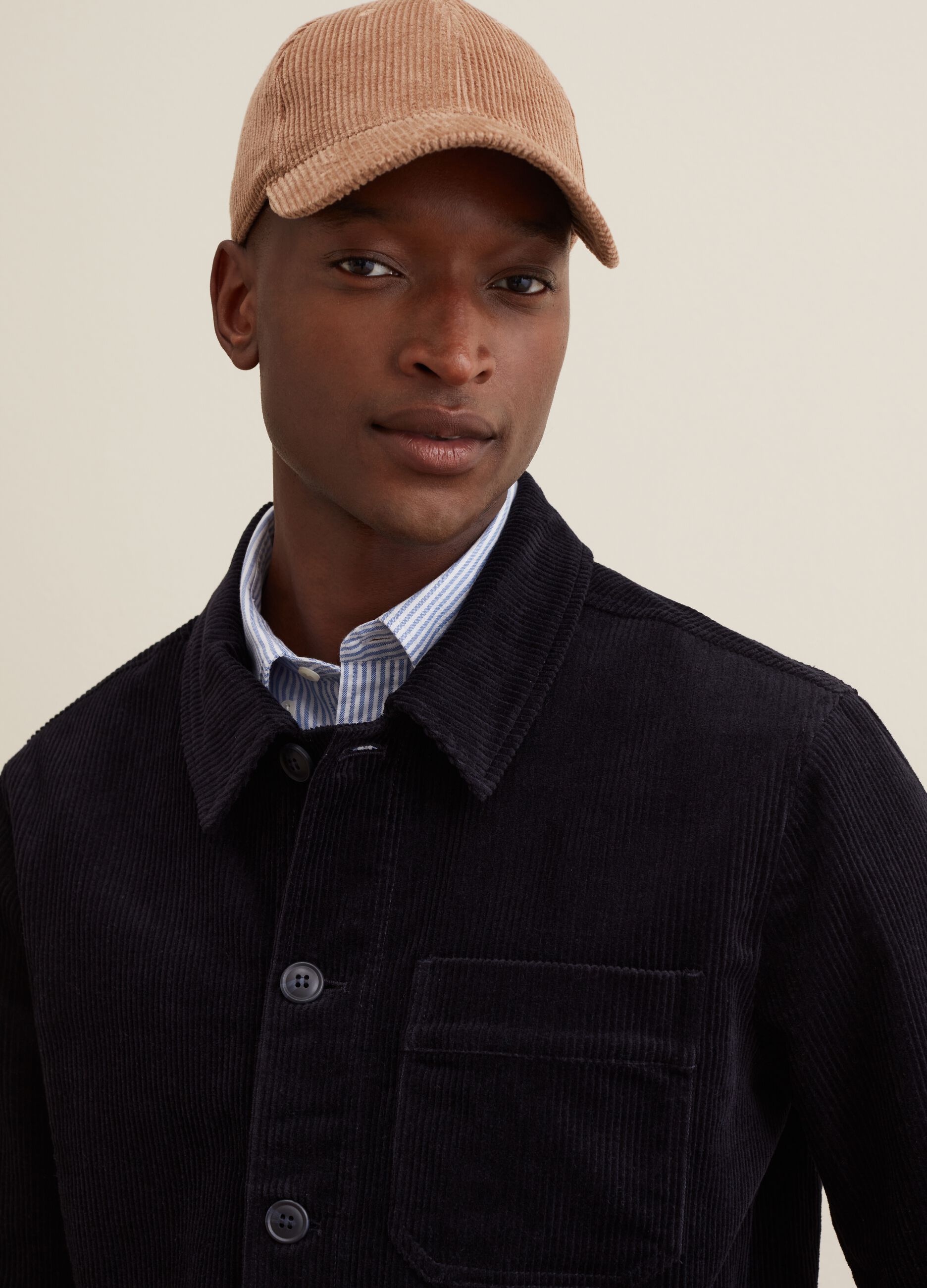 Shacket in corduroy