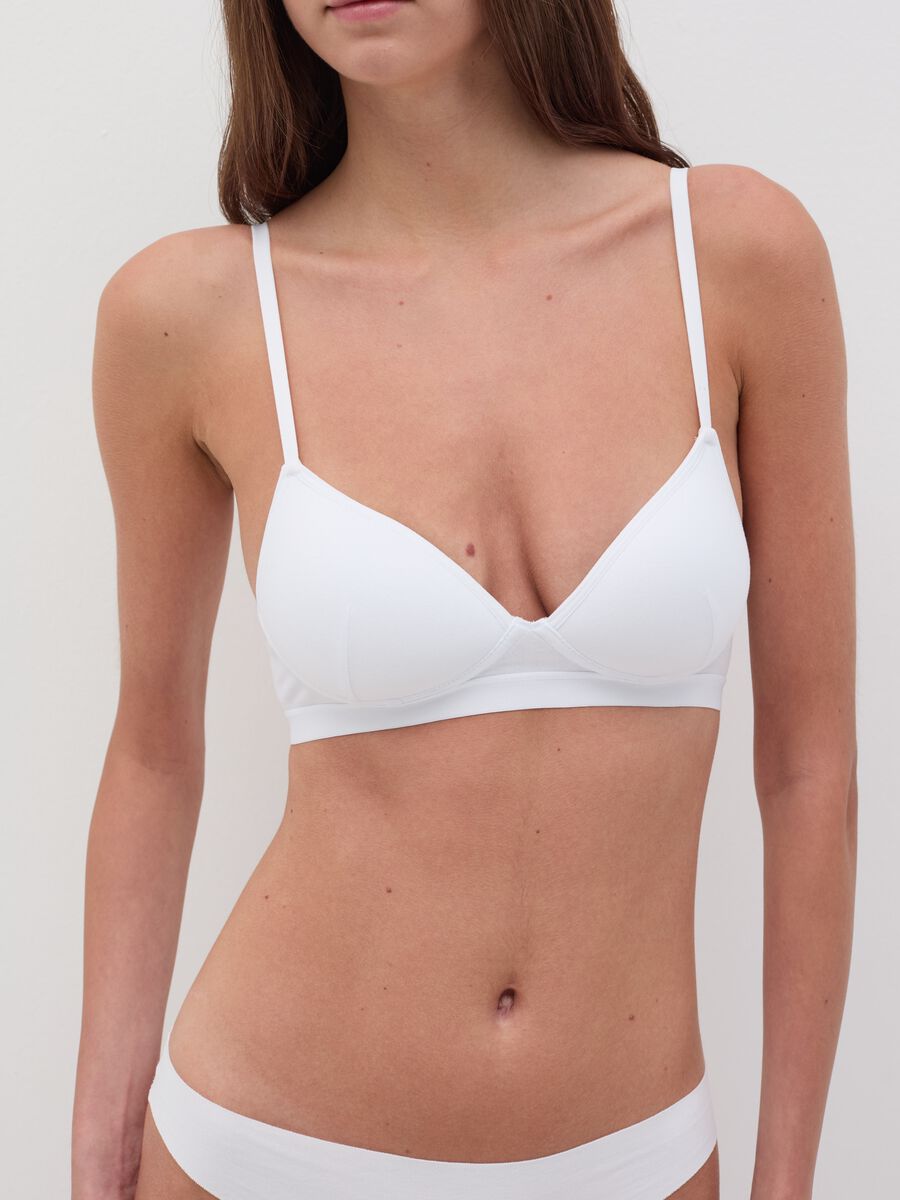 Stretch cotton sports bra_1