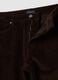Pantaloni marroni in velluto a coste slim fit_5