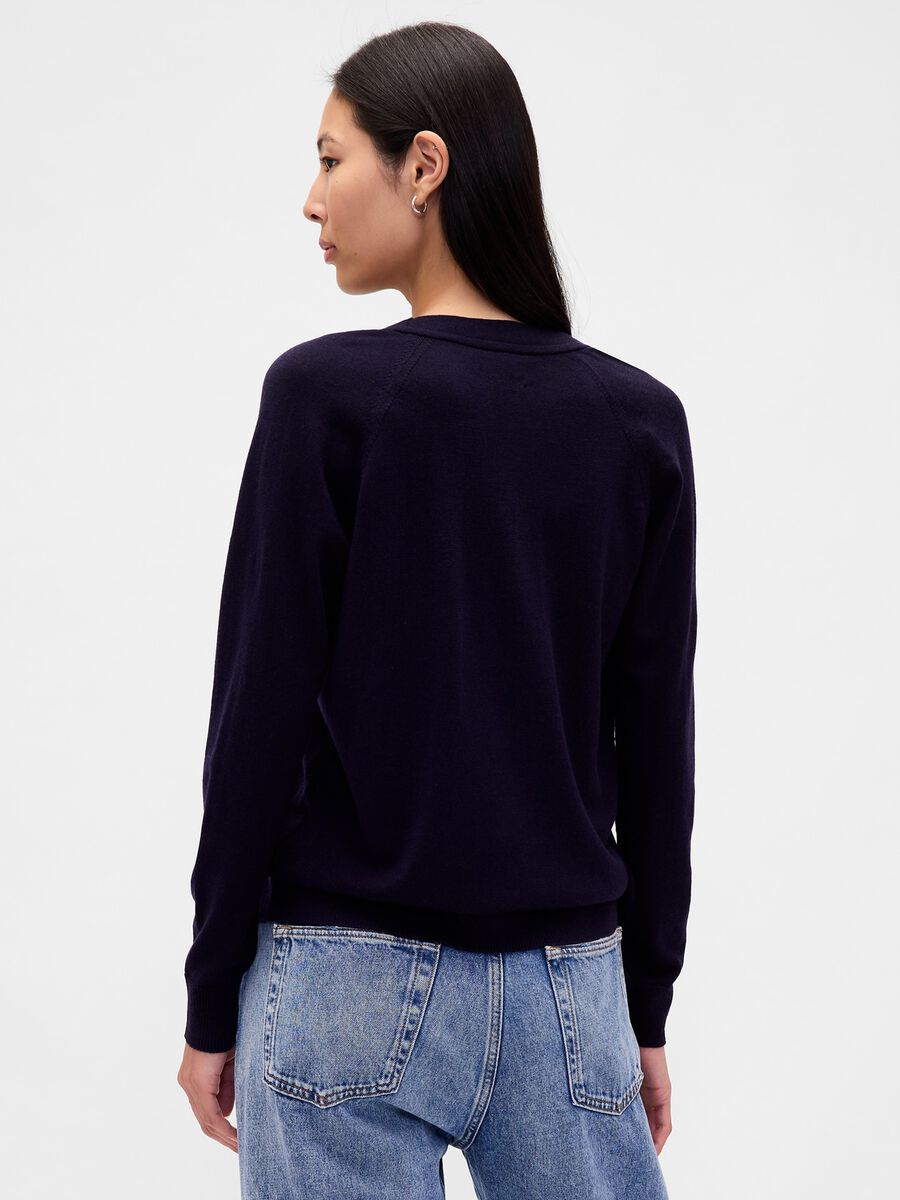 Blue Wool Cardigan_1