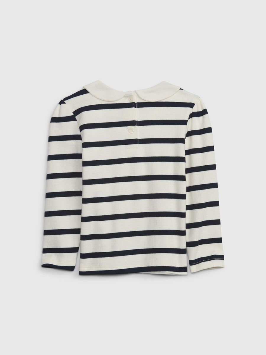 T-shirt a maniche lunghe con colletto_2