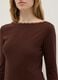 Brown pure cotton regular fit t-shirt_3