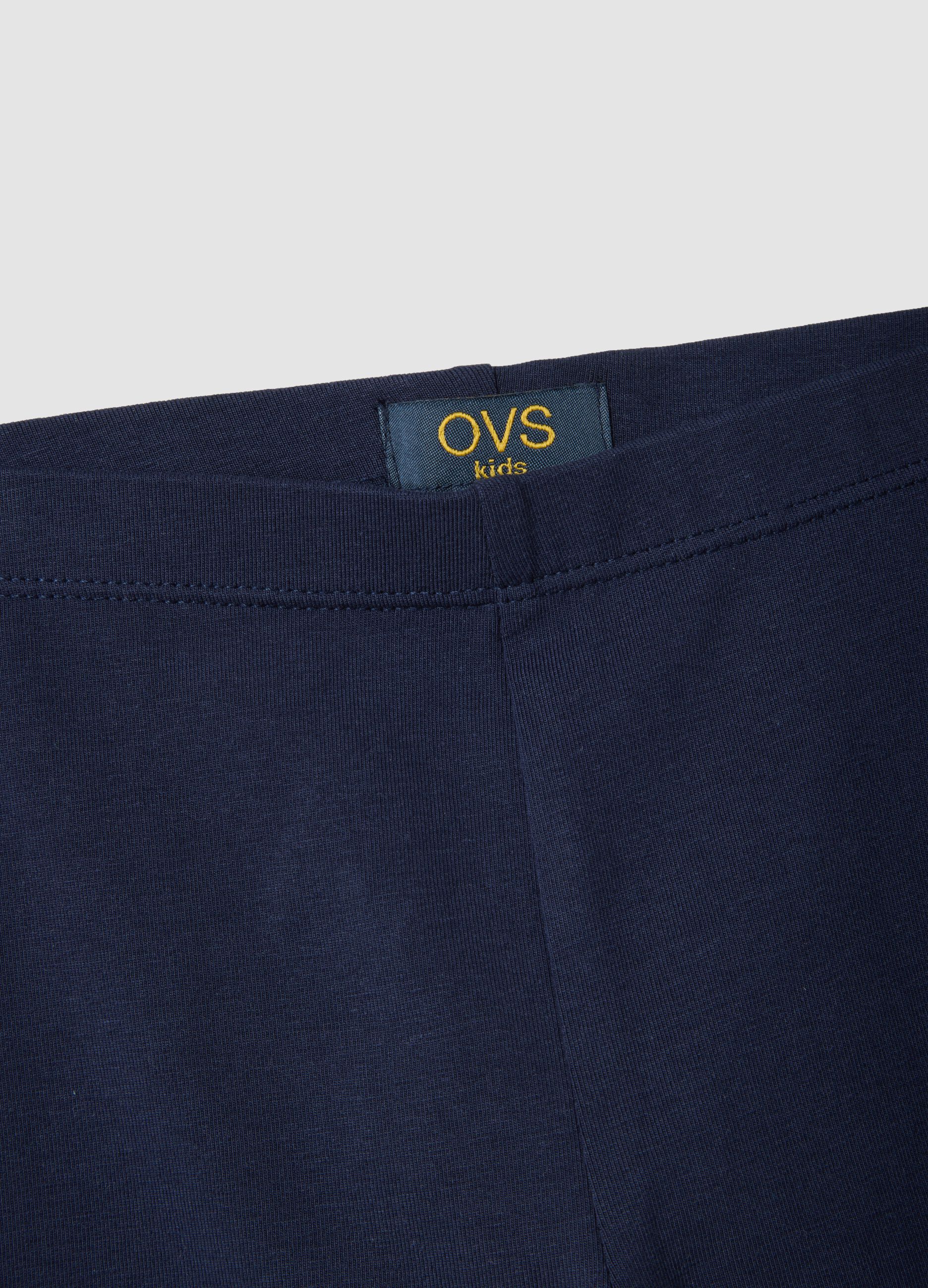 Blue organic cotton shorts