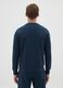 Dark Blue Crew Neck Sweatshirt_3