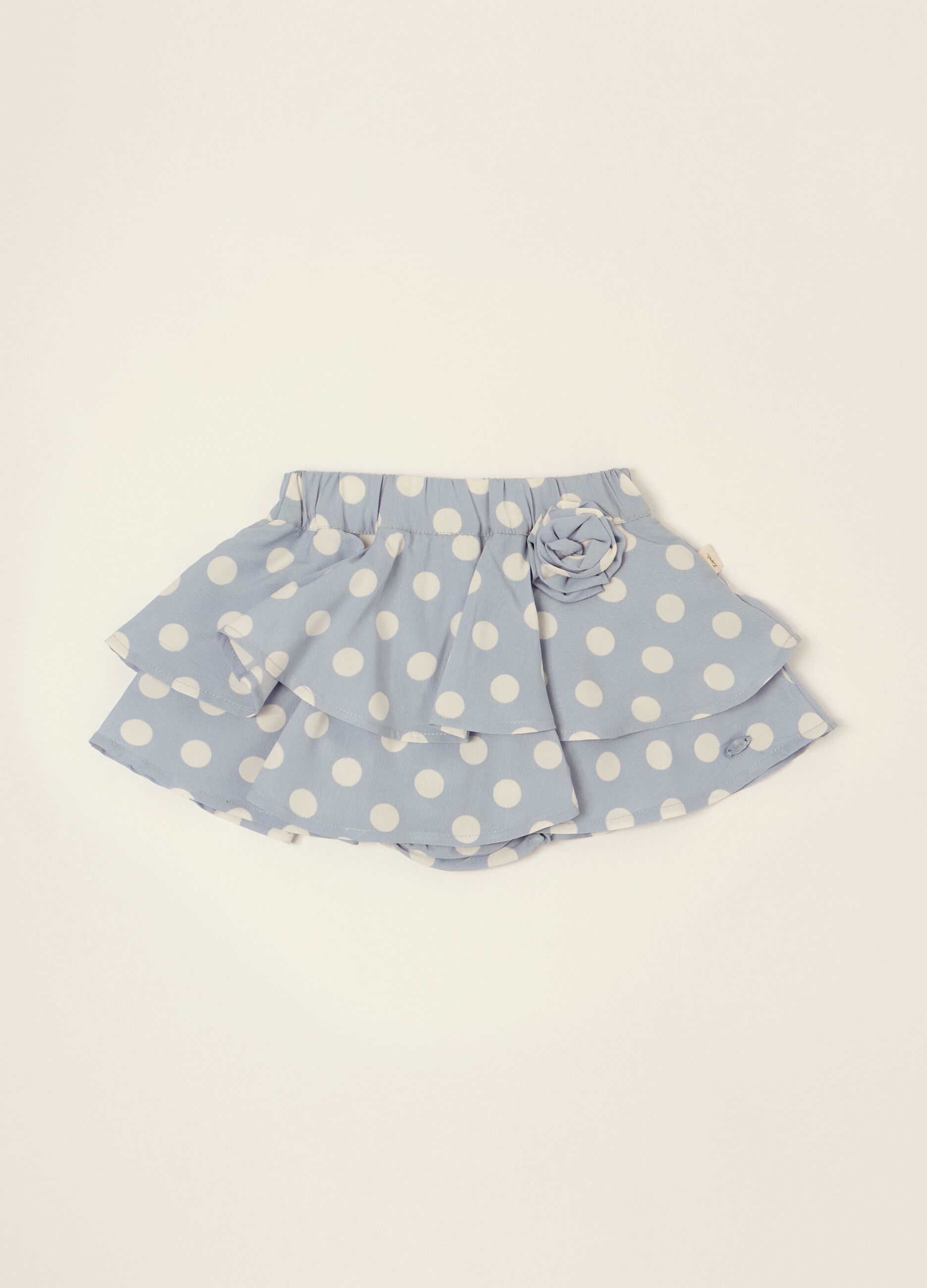 Baby Girls' Blue Polka-Dot Skirt