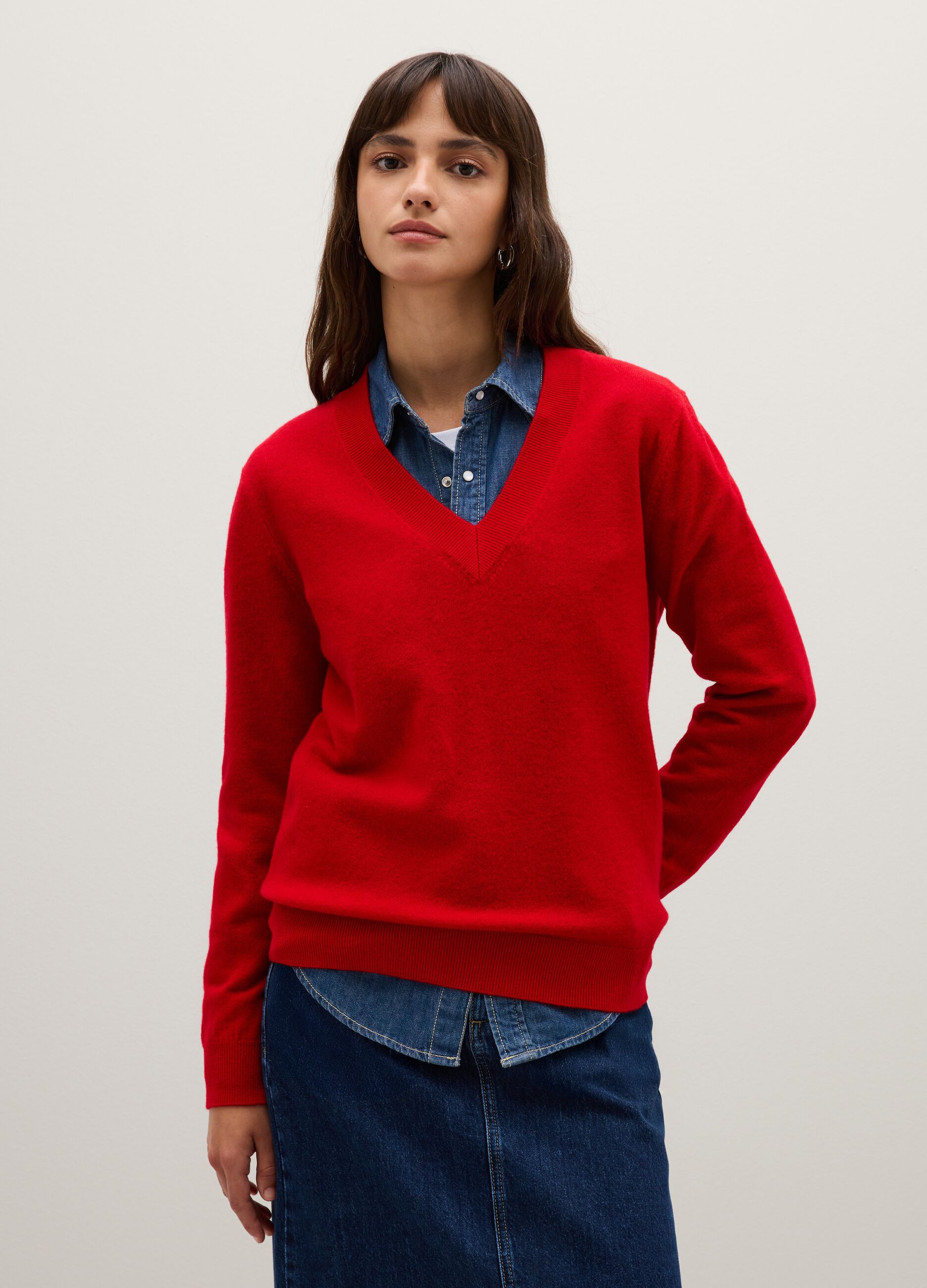 Red Wool Jumper
