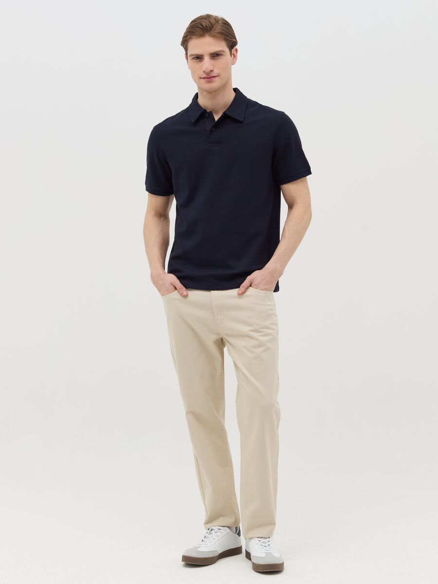 Regular-fit polo shirt in jersey_1