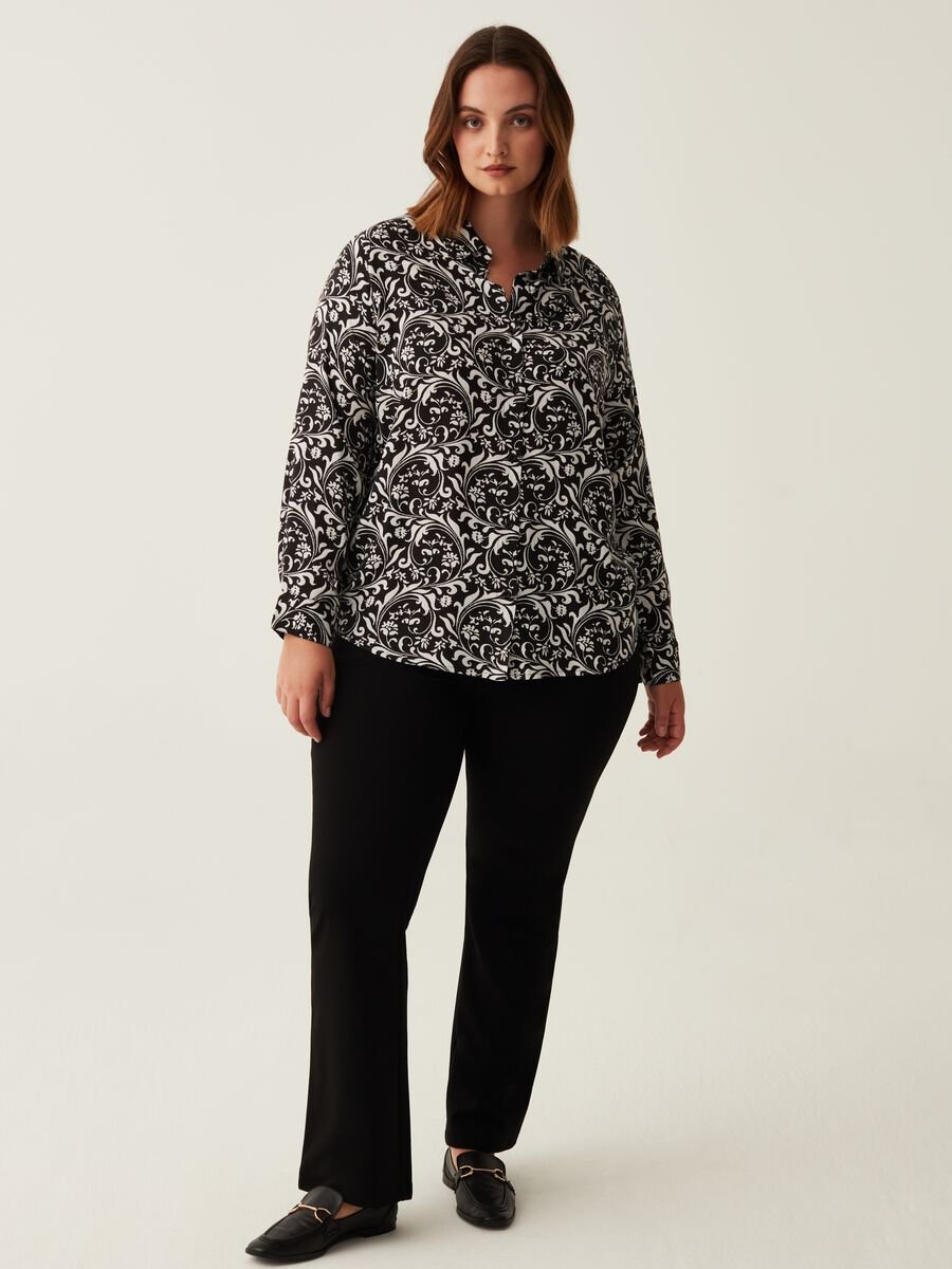 Camicia in viscosa con stampa Curvy_3